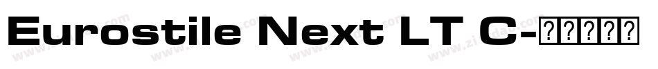 Eurostile Next LT C字体转换